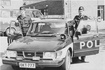 Raahen poliisiSaab 99, vuodelta 1984.